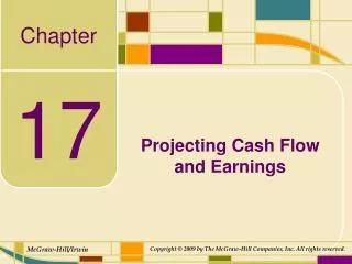 Projecting Cash Flow and Earnings