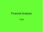 Financial Analysis - slide 1
