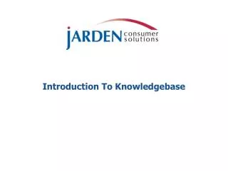 Introduction To Knowledgebase