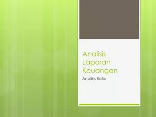 analisis laporan keuangan