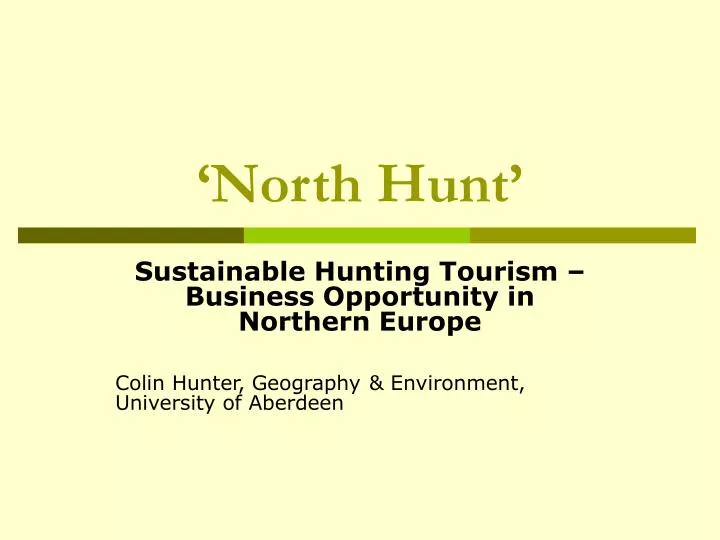 north hunt