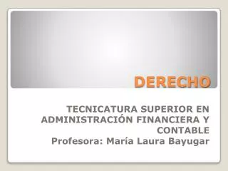 derecho
