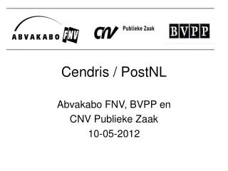 cendris postnl