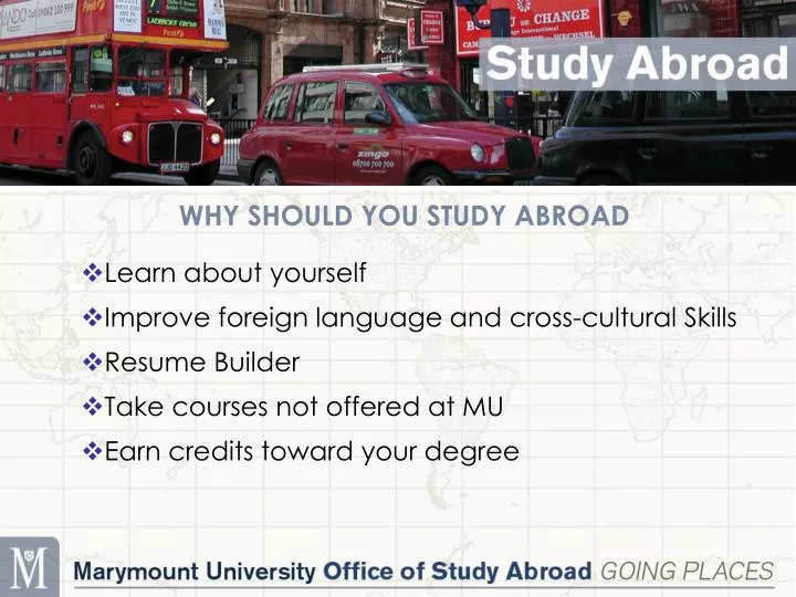 why should you study abroad