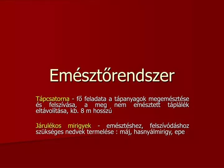 em szt rendszer