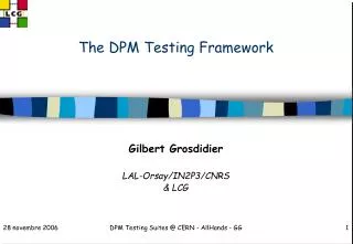 The DPM Testing Framework