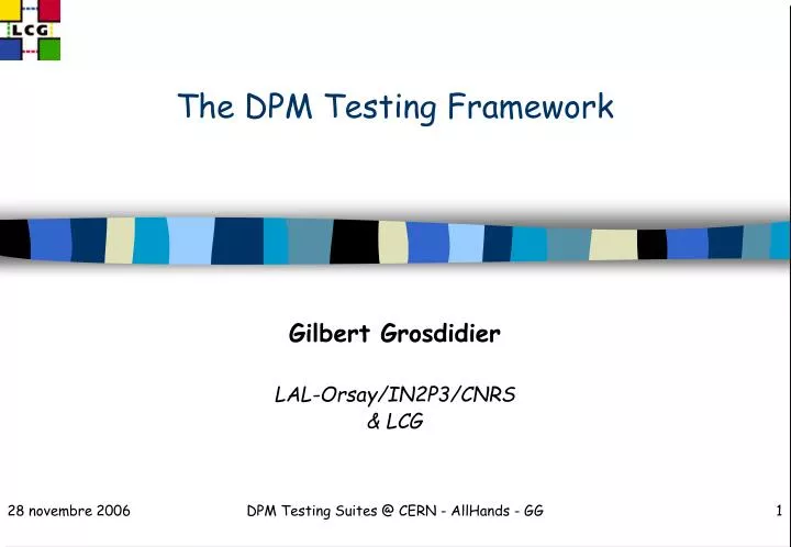 the dpm testing framework