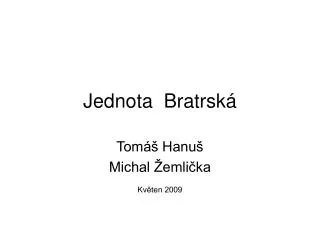 jednota bratrsk