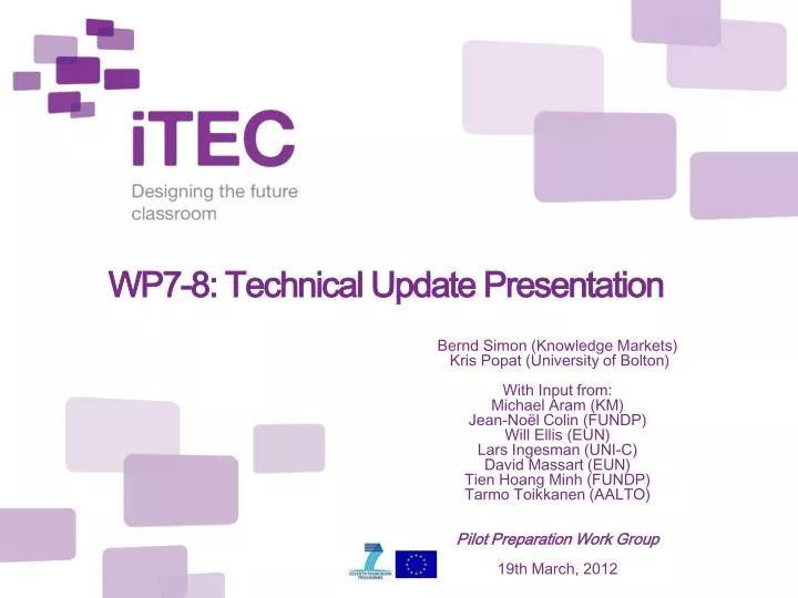 wp7 8 technical update presentation