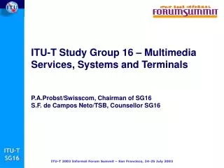 ITU-T Study Group 16