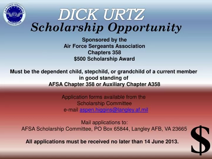 scholarship opportunity