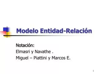 modelo entidad relaci n