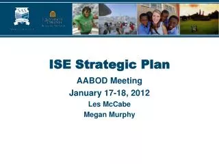 ISE Strategic Plan