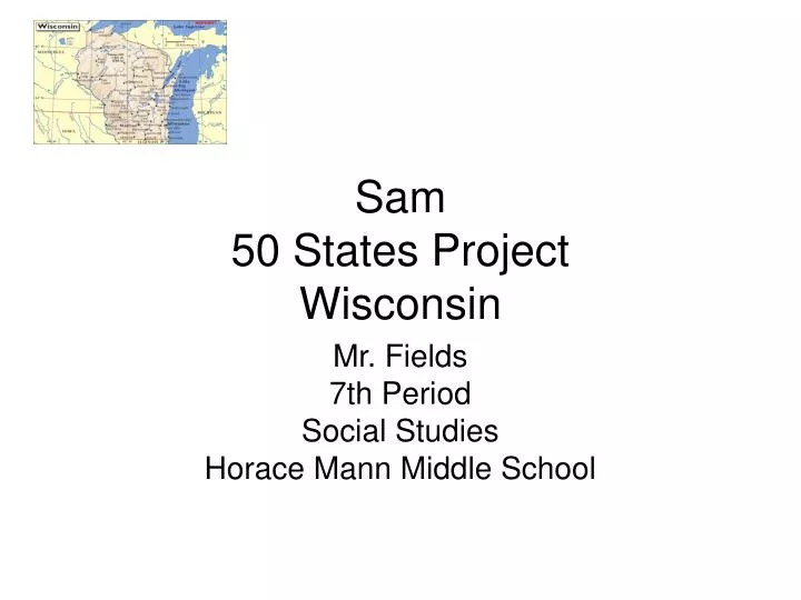 sam 50 states project wisconsin