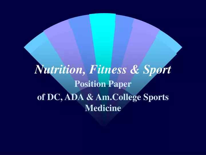 nutrition fitness sport