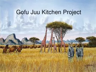 Gofu Juu Kitchen Project