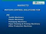 MARKETS - slide 1