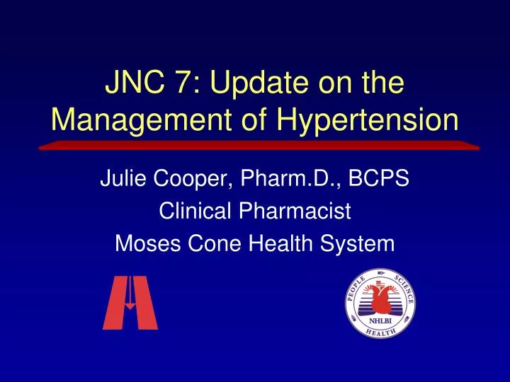 jnc 7 update on the management of hypertension