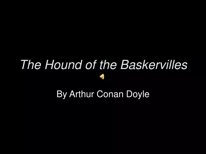 the hound of the baskervilles