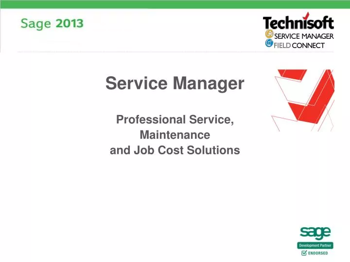 professional service maintenance and job cost solutions