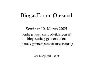 biogasforum resund