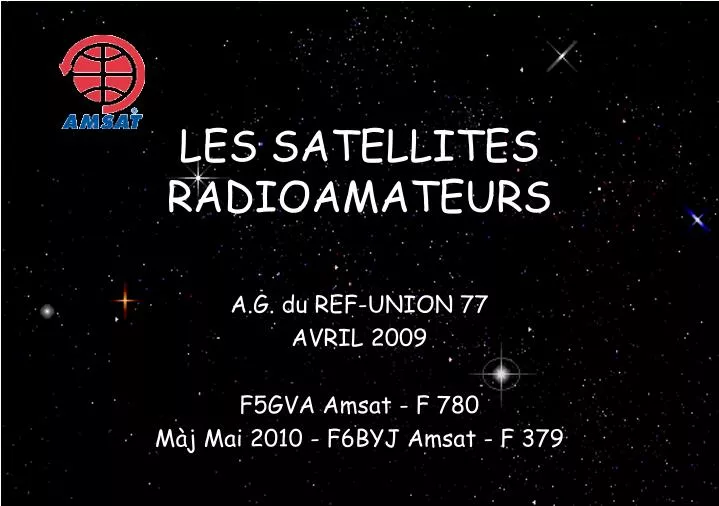 les satellites radioamateurs