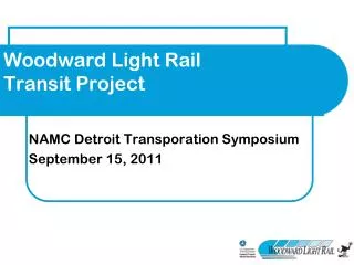 Woodward Light Rail Transit Project