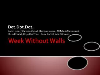 Week Without Walls