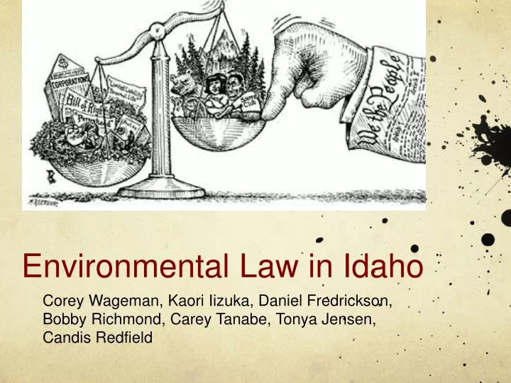 environmental law in idaho