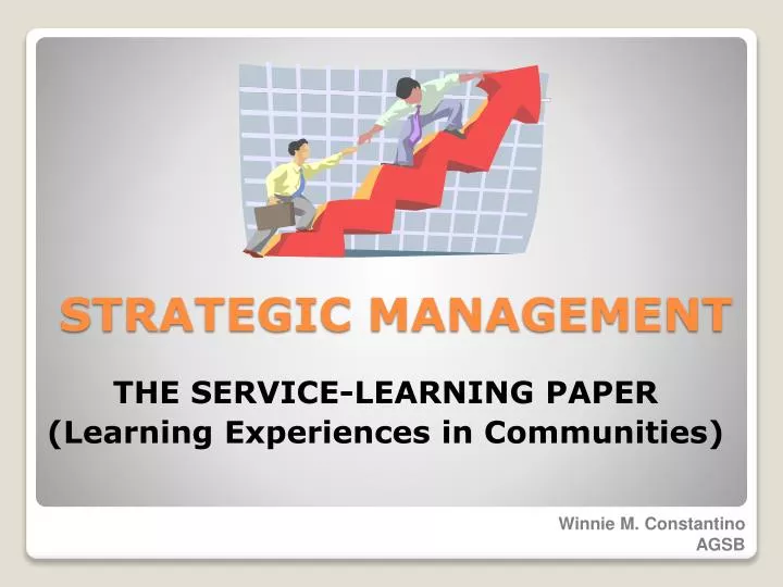 the service learning paper learning experiences in communities