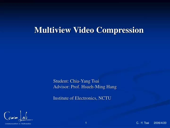 multiview video compression