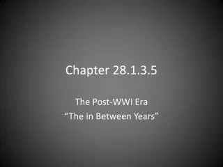 Chapter 28.1.3.5