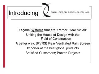 introducing