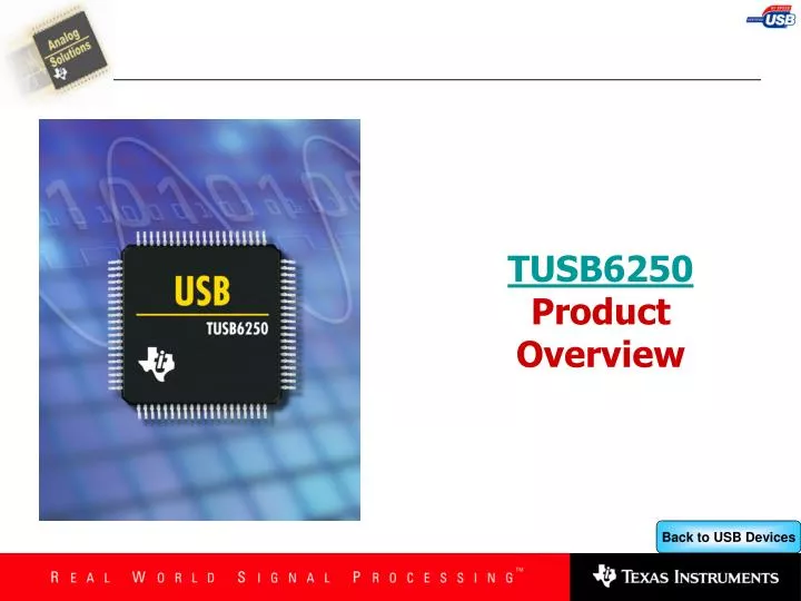 tusb6250 product overview