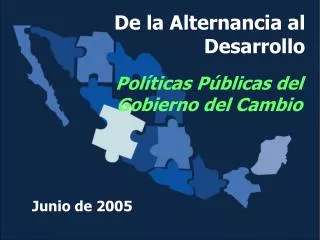 de la alternancia al desarrollo