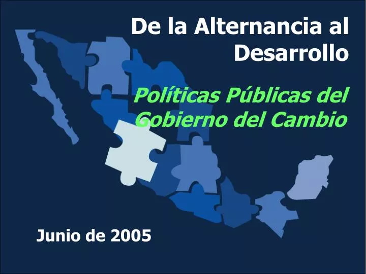 de la alternancia al desarrollo