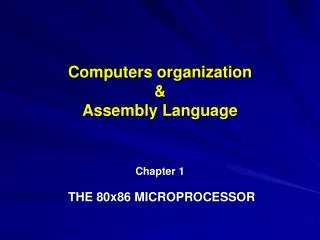 Computers organization &amp; Assembly Language