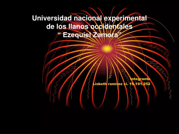 universidad nacional experimental de los llanos occidentales ezequiel zamora