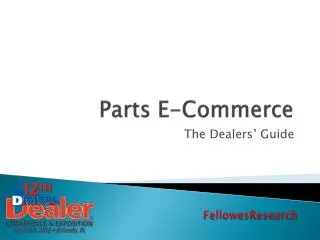 Parts E-Commerce