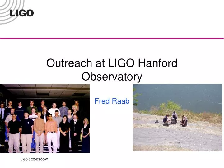 outreach at ligo hanford observatory
