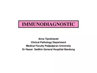 IMMUNODIAGNOSTIC