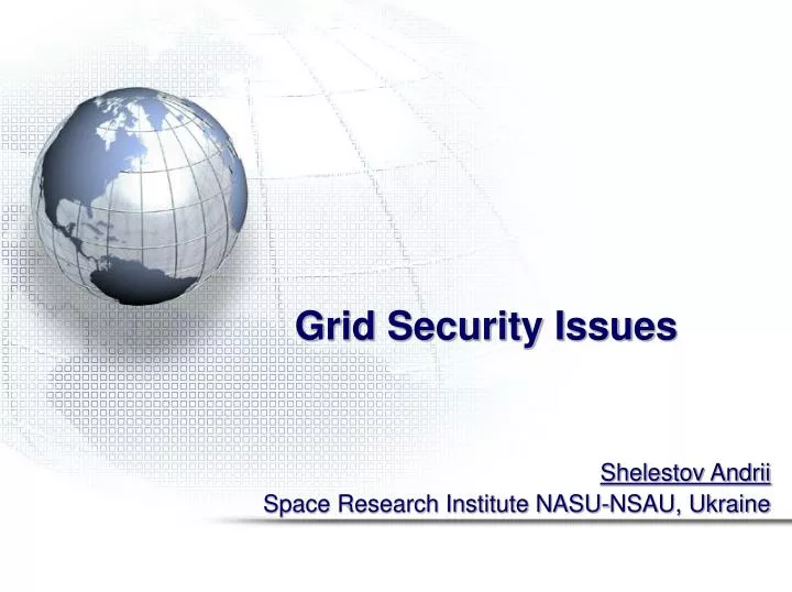 grid security issues