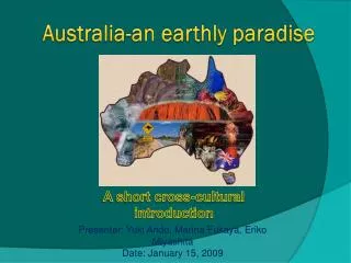 Australia-an earthly paradise