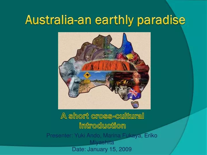australia an earthly paradise