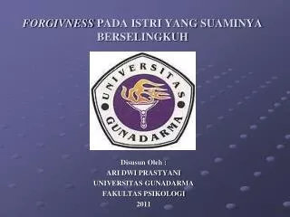 forgivness pada istri yang suaminya berselingkuh