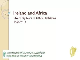 Ireland and Africa