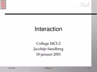 interaction