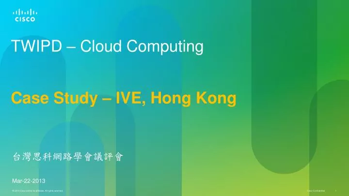 twipd cloud computing case study ive hong kong