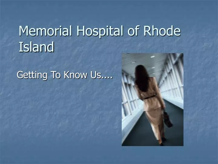 memorial hospital of rhode island