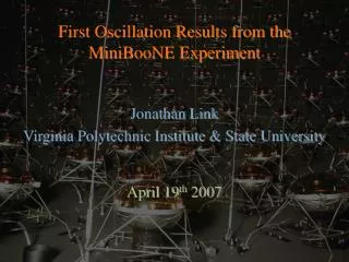 First Oscillation Results from the MiniBooNE Experiment